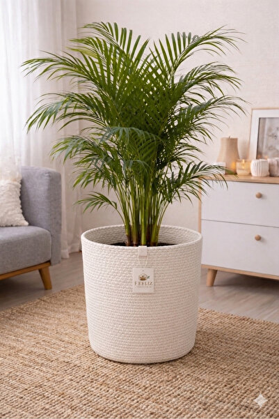 Efuliz Home Многофункционална декоративна кошница за организиране от юта и ра...