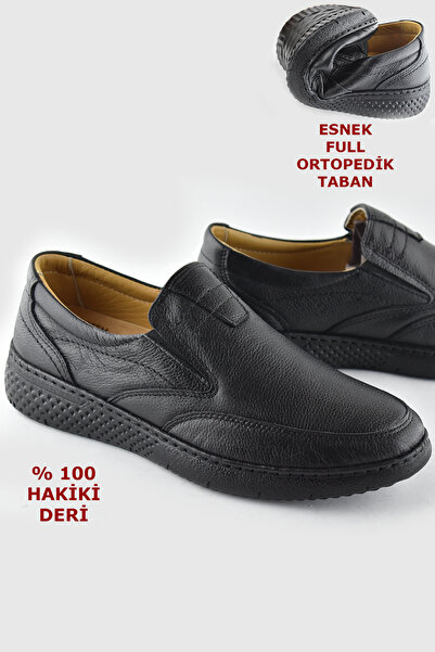 ISPARTALILAR 7575 Ortopedik Taban Yumuşak Hakiki Deri Mevsimlik Kışlık Erkek ...