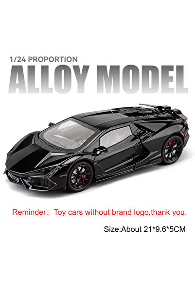 Choice4 CZ24862 Black 1:24 Scale REVUELTO Miniature Model Toy Sports Cars All...