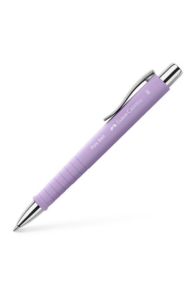 Faber Castell PEN WITH MECHANISM AND LILA POLY BALL GRIP FABER-CASTELL