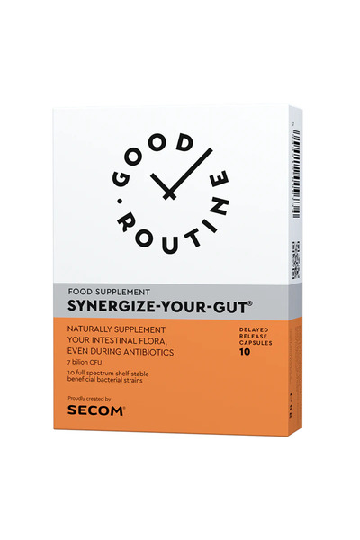 Secom Synergize-Your-Gut Good Routine, Secom, 10 capsule vegetale