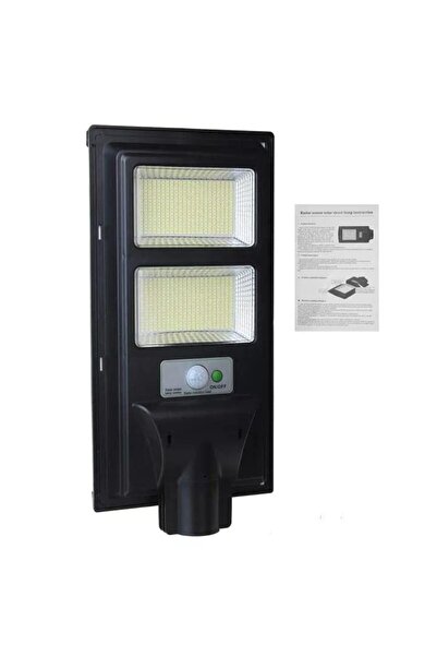 eyemazing Lampă stradală solară eMazing, 100W, 96 LED-uri, Telecomandă, Senzo...