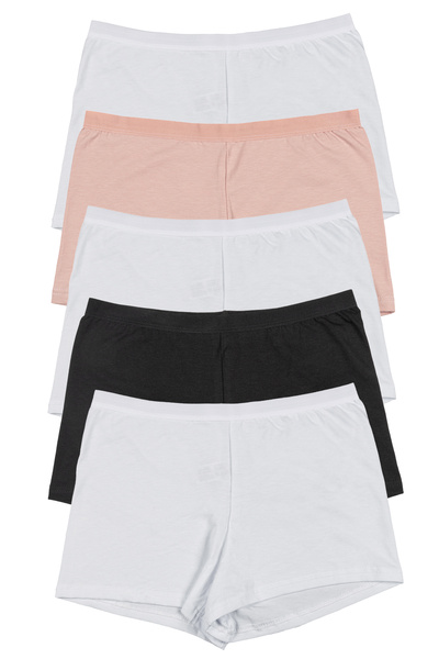 Nicoletta Damen-Boxershorts im 5er-Pack Mixcolor