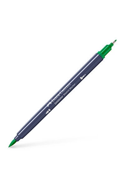 Faber Castell Marker pentru schițe cu 2 vârfuri Green Monster 316 GOLDFABER F...