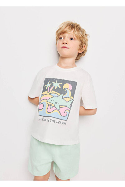 MANGO Baby Shorts ocean