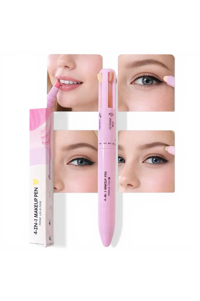 KIERA Creion Make up Multifunctional cu 4 Culori si Perie de Gene