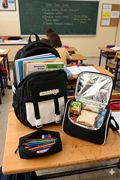 CANLOOR Waddell Licensed Twill Fabric Niss Model School Backpack, Thermal Lun...