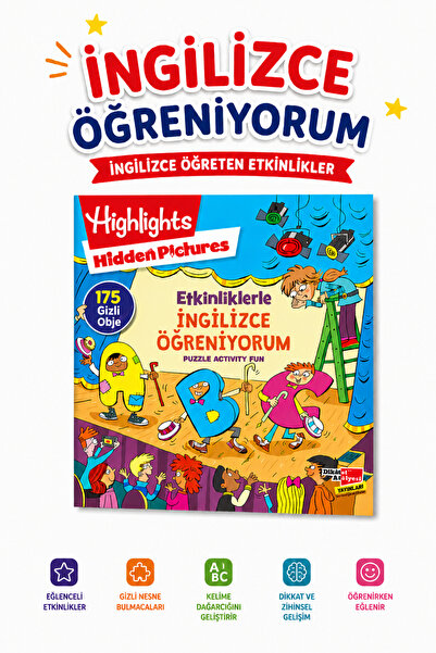 Highlights Yayınları Hidden Pictures Abc Bulmacalar Mutluminik