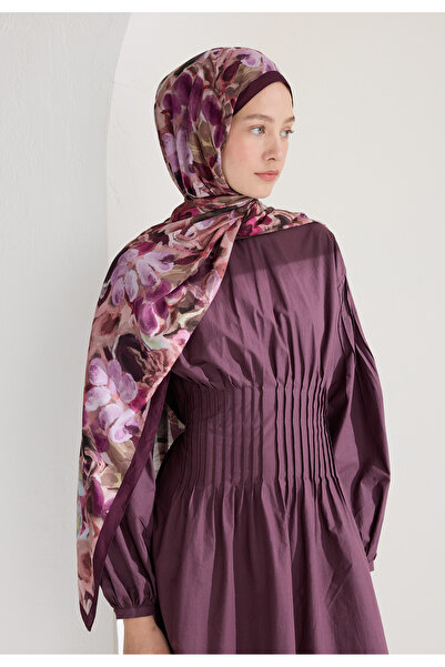 Freshscarfs Astra Floş Viskon Şal Mürdüm