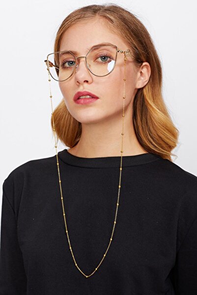 New Obsessions سلسلة نظارات بلس ذهبية اللون