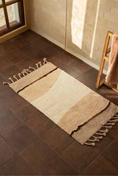 İrya Marble Single Bath Mat 100% Cotton 60X100 Brown