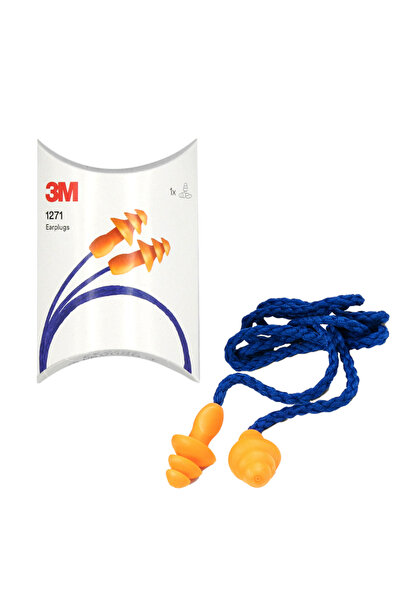 3M 1271 Yıkanabilir İpli Kulak Tıkacı 25 DB