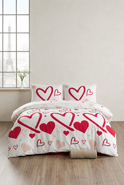 Menderes Home Set cuvertură de pilota unică Amor Ranforce - Colecția Bumbac