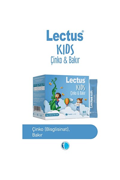 Tab İlaç Kids Çinko & Bakır 60 Saşe Çinko Bisglisinat