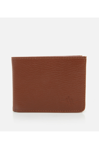 Hotiç Genuine Leather Tan Men's Wallet