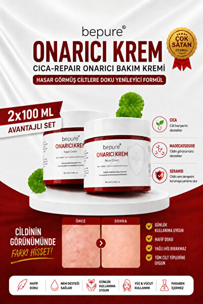 Bepure Damaged Skin Barrier Repair, Ceramide, Madecassoside Supported, Intens...