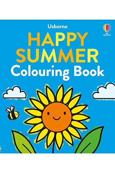 Usborne Children's book, Usborne, Happy Summer Colouring Book, 3+ years