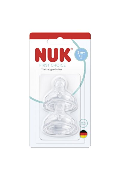Nuk FC TETINA SILICON 3+ FLUX M 2BUC (NKFCTET3+M2B)