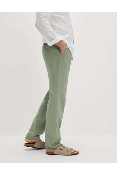 Marks & Spencer Regular Fit Keten Karışımlı Chino