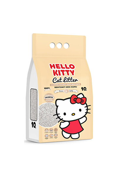 Hello Kitty Cat litter sand with natural bentonite, Hello Kitty, unscented, 1...