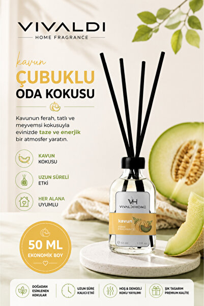 Vivaldi Home Kavun Çubuklu Oda Kokusu 50 ml