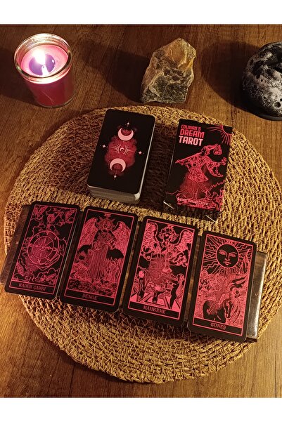 Paganca Colmans Pembe Cadı Tarot Destesi 78 Kart - Arındırma Kesesi Hediyeli