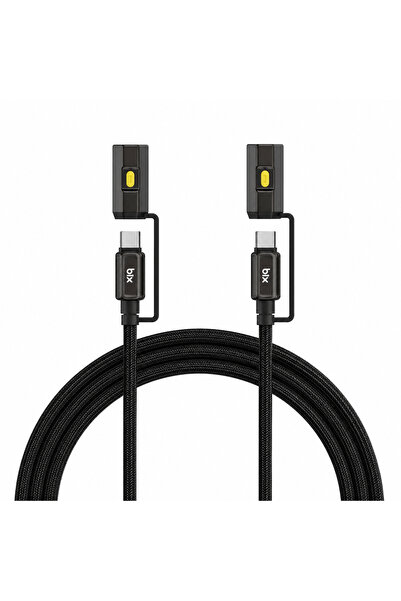 Hytech Bix T2IN1C 240W LED Fener ve Alevsiz Çakmak Fonksiyonlu Type-C to Type...