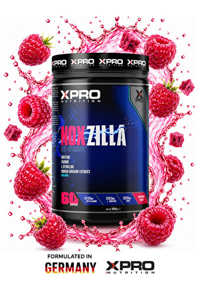Xpro Nutrition Noxzilla Pre-Workout 1080gr Ahududu Aromalı