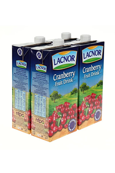 Lacnor عصير التوت البري 1 لتر × 4