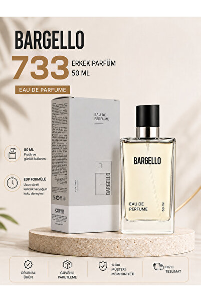 Bargello ERKEK PARFÜM 733 WOODY 50 ML EDP 8691841304596