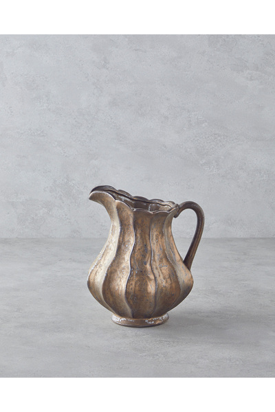 English Home Toscana Seramik Vazo 24,5 cm Bronz