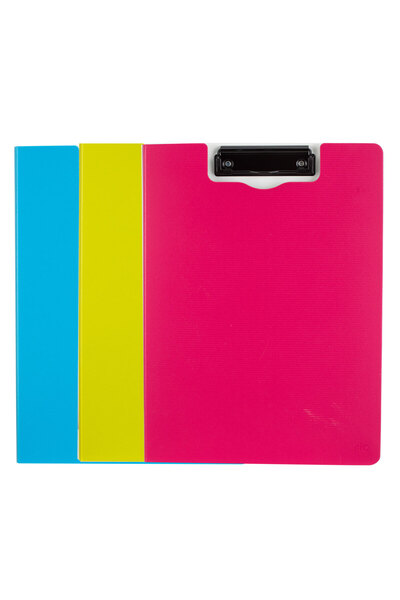 Deli Clipboard dublu culori neon