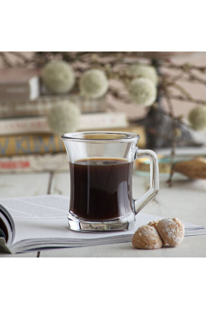 LAV Zen PlusCam Kupa 6 Kişilik 225 ml Kulplu (Kahve/Çay Bardağı)