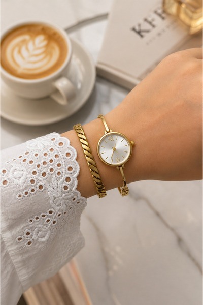 elegant model women wristwatch steel cord 3atm waterproofness gift suggestion