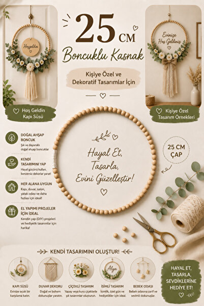 VENON 25 cm 10 mm Beaded | |   Beaded Door Ornament Making | | Create Your Ow...