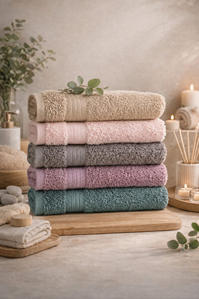 ERFAHOME Set of 6 100% Cotton Micro Cotton Face Towels