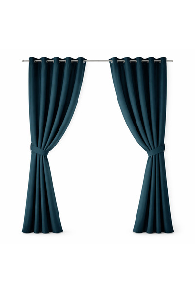 Atmosphera Draperie blackout Atmosphera, 140 x 260 cm, Poliester, Culoare Alb...