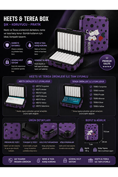 Zigver heets ve terrea box purple
