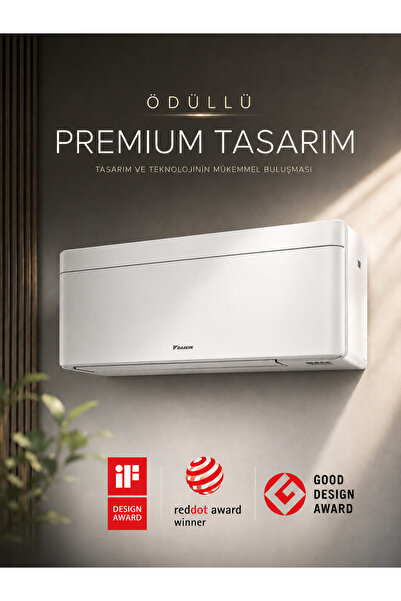 Daikin Stylish FTXA35CW 12000 BTU A+++ Wi-Fi Inverter Klima R32 Montaj Dahil
