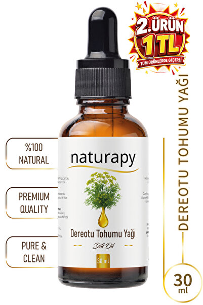 NATURAPY Dill Oil Maceration |   Extraction Oil 30 ml Glass Bottle with Dropper
