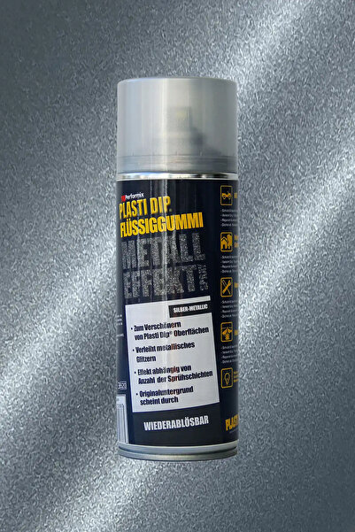 PLASTİDİP Plasti Dip - Sprey - 400 ml - Mat Metalik Gümüş