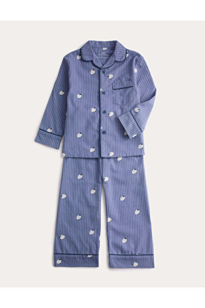 Marks & Spencer Koyun Desenli Pamuklu Pijama Takımı