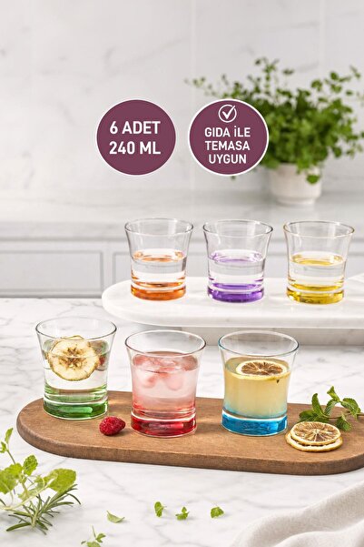 SELKA HOME Mia 6'lı Meşrubat Bardak Seti