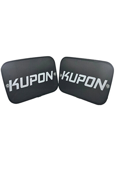 TKY Set de 2 - „Cupon” cu accesorii pentru perdele din sticlă laterale imprim...