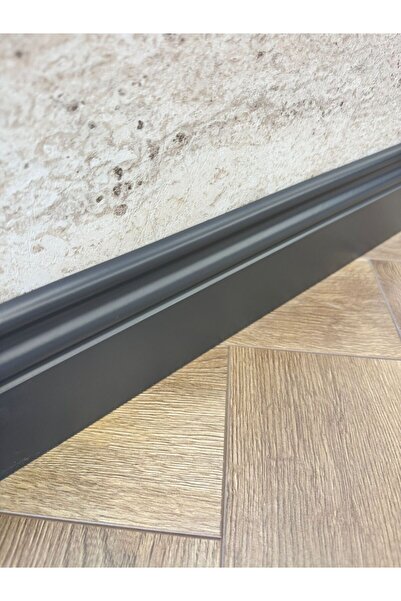 Pasha Dekor 10 Cm Yalı Serisi Antrasit Pvc Süpürgelik