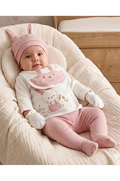 BABY ZUHU طقم ملابس للمستشفى مكون من 5 قطع مصنوع من القطن بنسبة 100% للفتيات ...