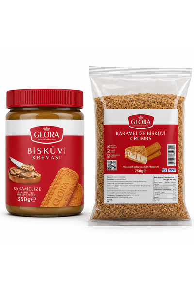 Glora Karamelize Bisküvi Kreması Smooth 350gr x 1 Adet + Karamelize Bisküvi 7...