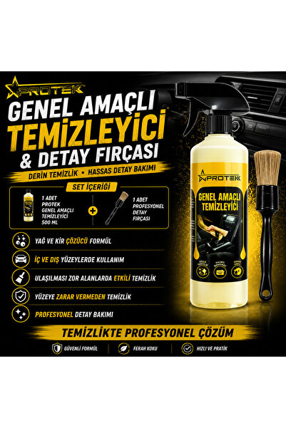 PROTEK Genel Amaçlı Temizleyici + Detay Fırçası