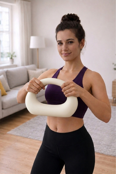 Balance S Dekoratif El Yapımı Dambıl 2,5 kg 1 adet Ekru renk