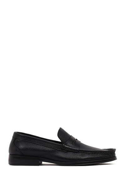 Derimod Loafer clasic din piele neagră pentru bărbați 26SFD6016FT